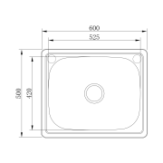 BKS-PS6050 technical drawing
