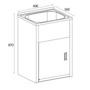 BLC-T45 technical drawing