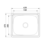 BKS-PS6347 technical drawing