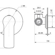 BTV8460 flat plate_drawing_web