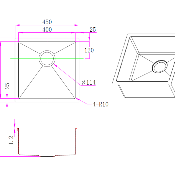 Technical Drawing BKS-HA4545