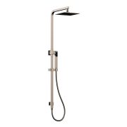 brushed nickel shower set