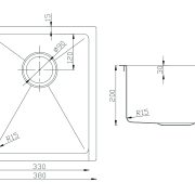 BKS-HA3844 Technical Drawing