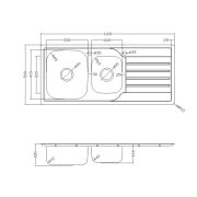 BKS-PA350 technical drawing