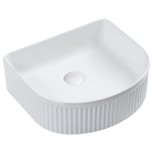 BA940MW — Above Counter Basin (Grooved) in Matt White