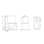 T2125UQ technical drawing