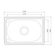 BKS-PS3955 technical drawing